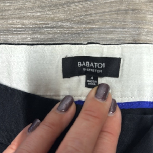 🏁 Aritzia Babaton Black Chinos Classic Straight-Leg size 4 - Picture 6 of 10